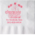 White 2-Ply Coin Edge Embossed Beverage Napkin (Petite Line)